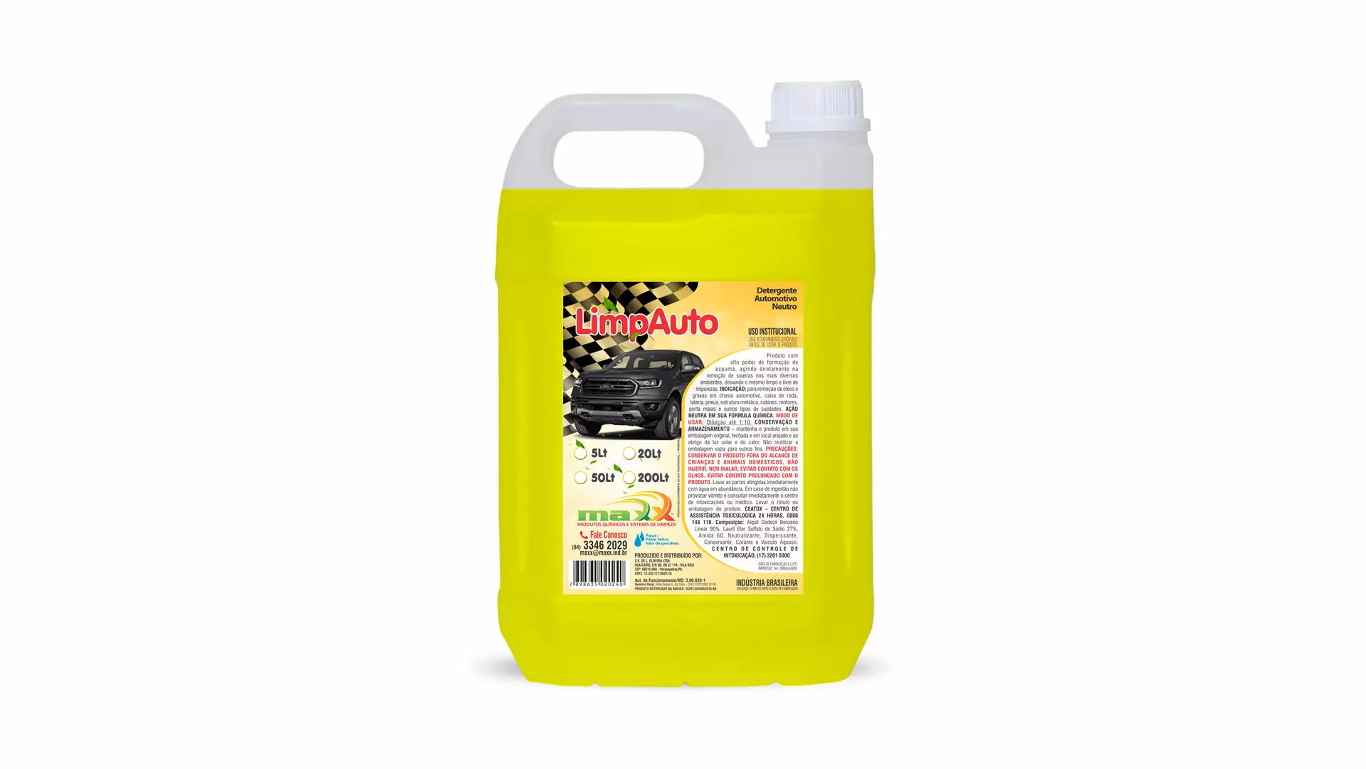 Detergente para Limpeza  Automotiva -  Limp Auto Maxx